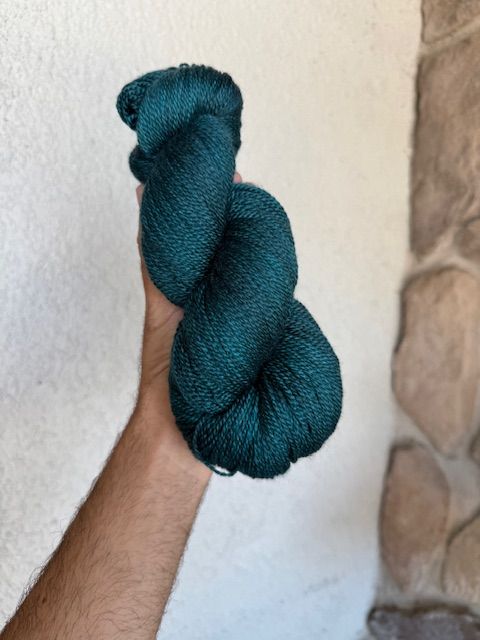 A Luxurious Fingering- Deeply Teal