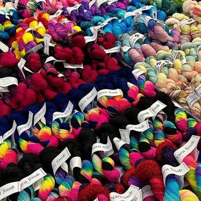 All Colors on 100% Superwash Merino (Fingering, Worsted, Bulky)