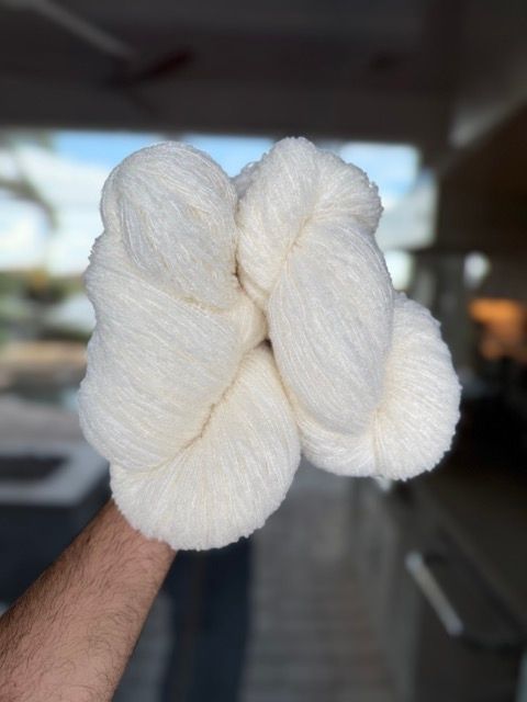 Merino Fluff - (ORDER WITH SPOTLIGHT &amp; this Fluff will be dyed to match SPOTLIGHT)