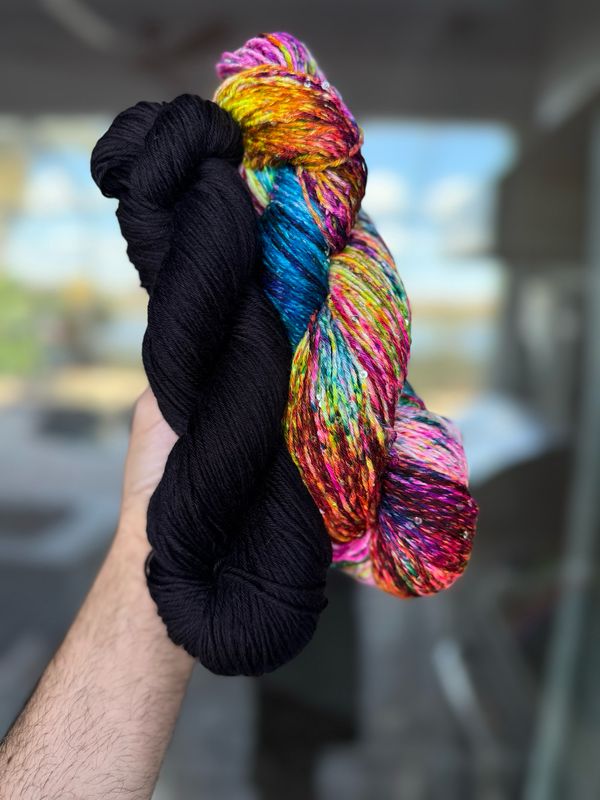 Turning Point - Option 3- Happiness (on Sequins!) And Black