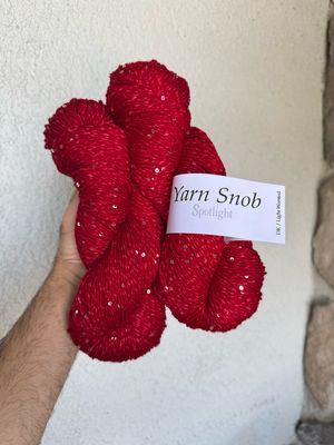 Spotlight!  (New Sequins Yarn!)