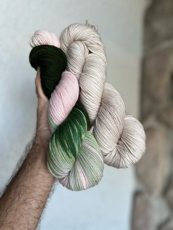 Pressed Flower Cowl - Cherry Blossom