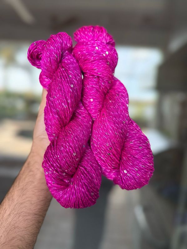 Silky Mohair Sequins - Legally Blonde