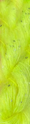 Silky Mohair Sequins - Highlighter Yellow