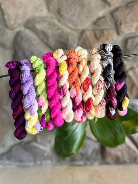 Keith's Orchid Garden - Mini Skein Collection (Fingering)