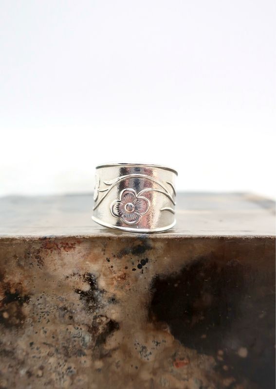 Sølvbestikk ring