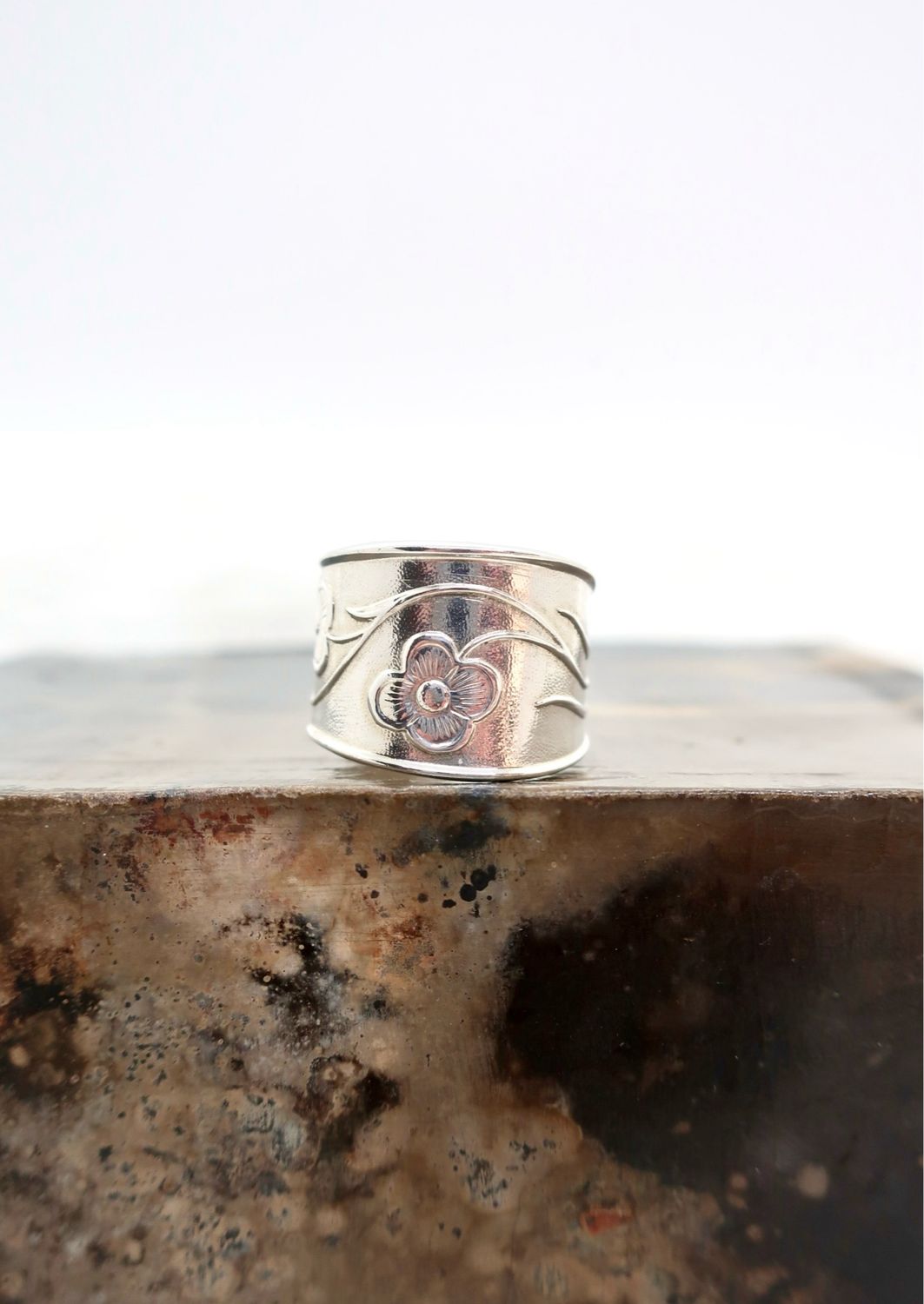 Sølvbestikk ring