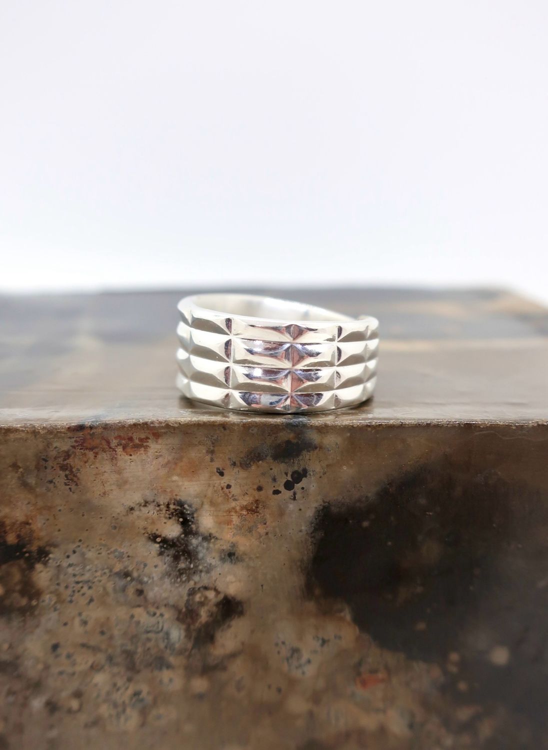 Sølvbestikk ring
