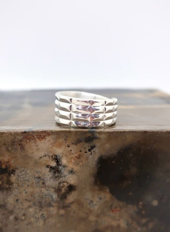 Sølvbestikk ring