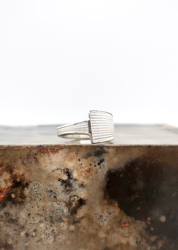 Sølvbestikk ring