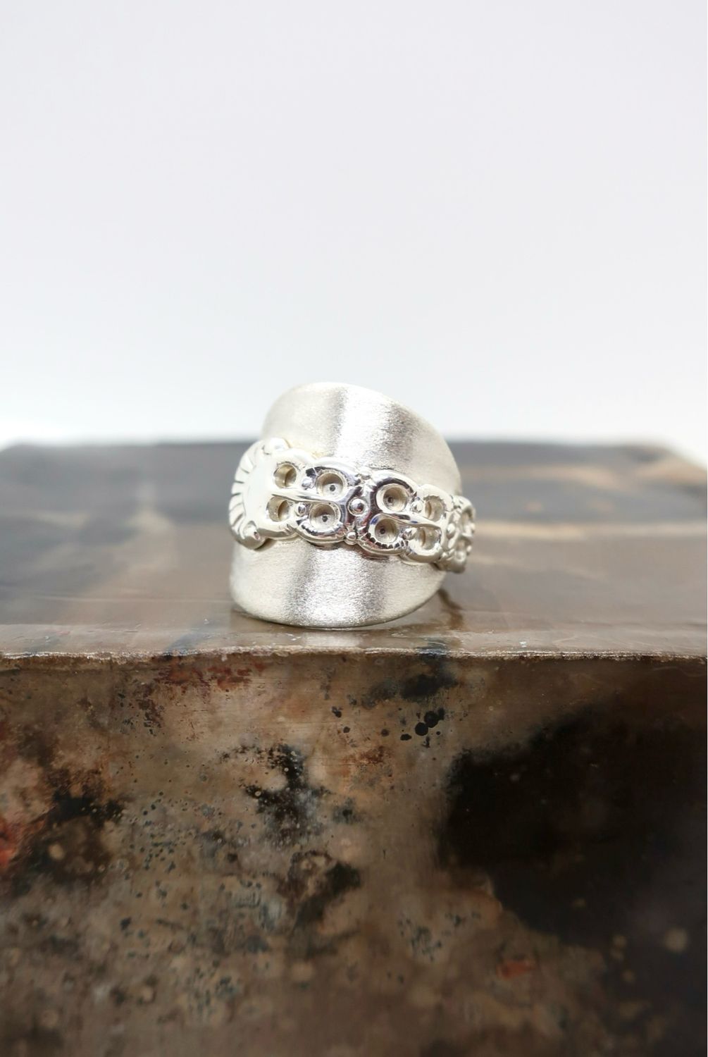 Sølvbestikk ring
