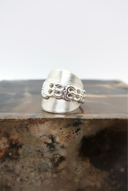 Sølvbestikk ring