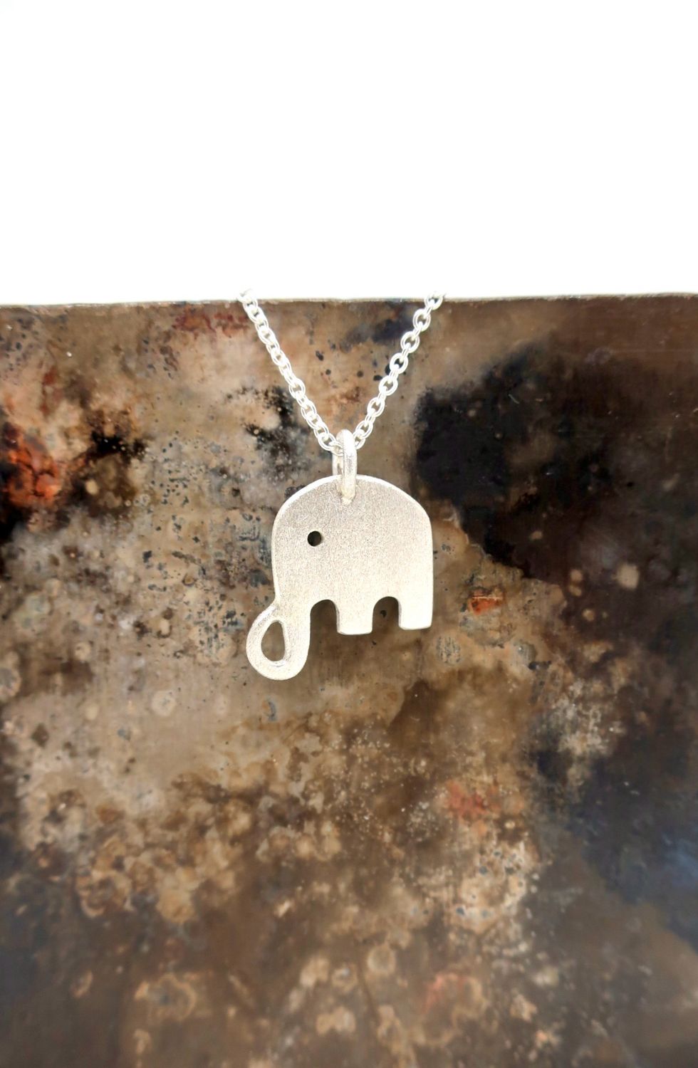 Sølvgaffel elefant