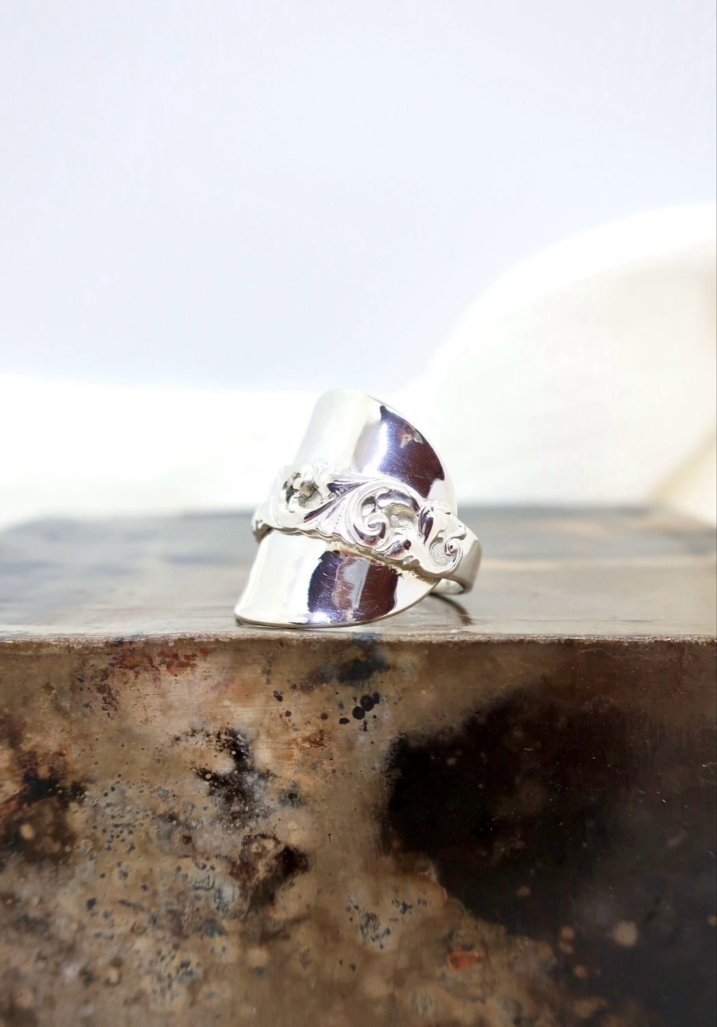 Sølvbestikk ring