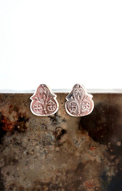 Sølvbestikk ørepynt 