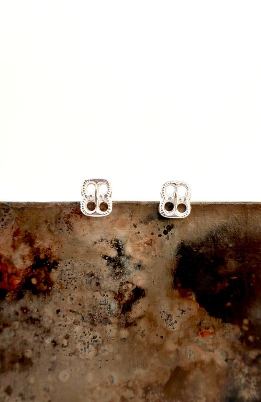 Sølvbestikk ørepynt 