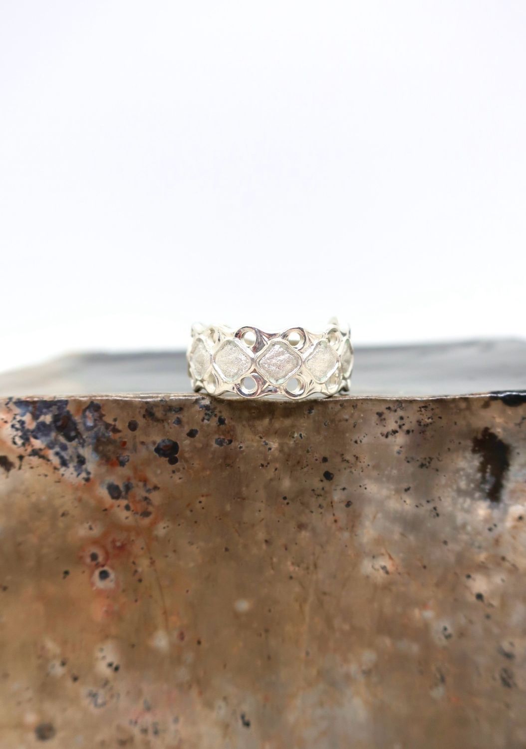 Sølvbestikk ring
