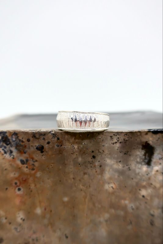 Sølvbestikk ring
