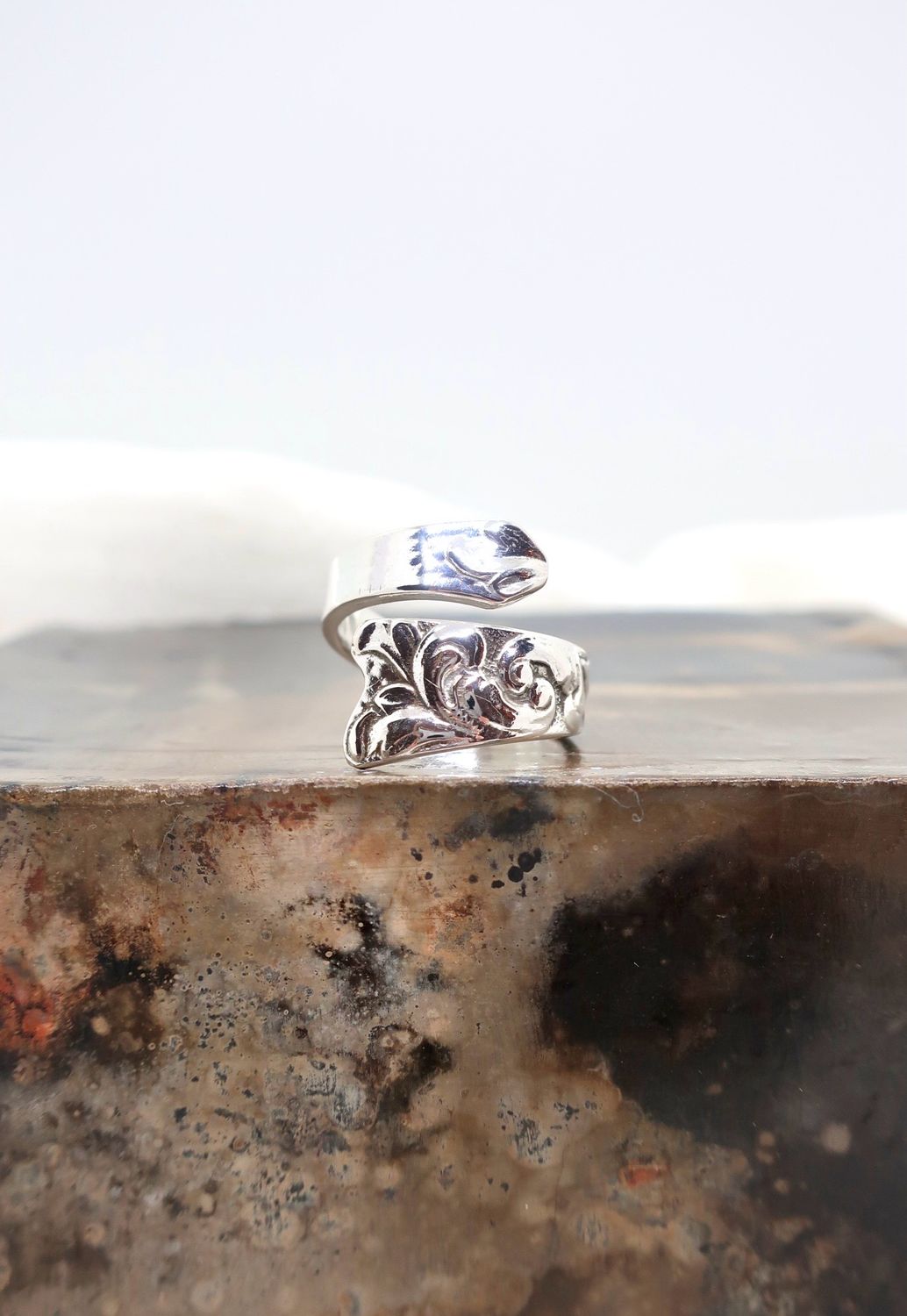 Sølvbestikk ring