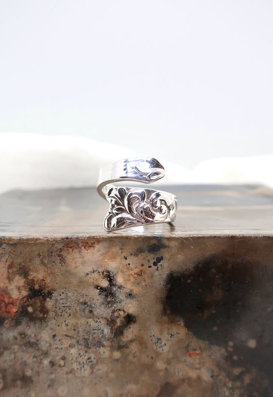 Sølvbestikk ring