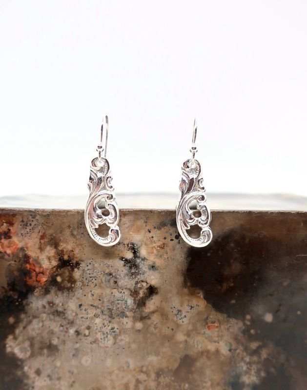 Sølvbestikk ørepynt