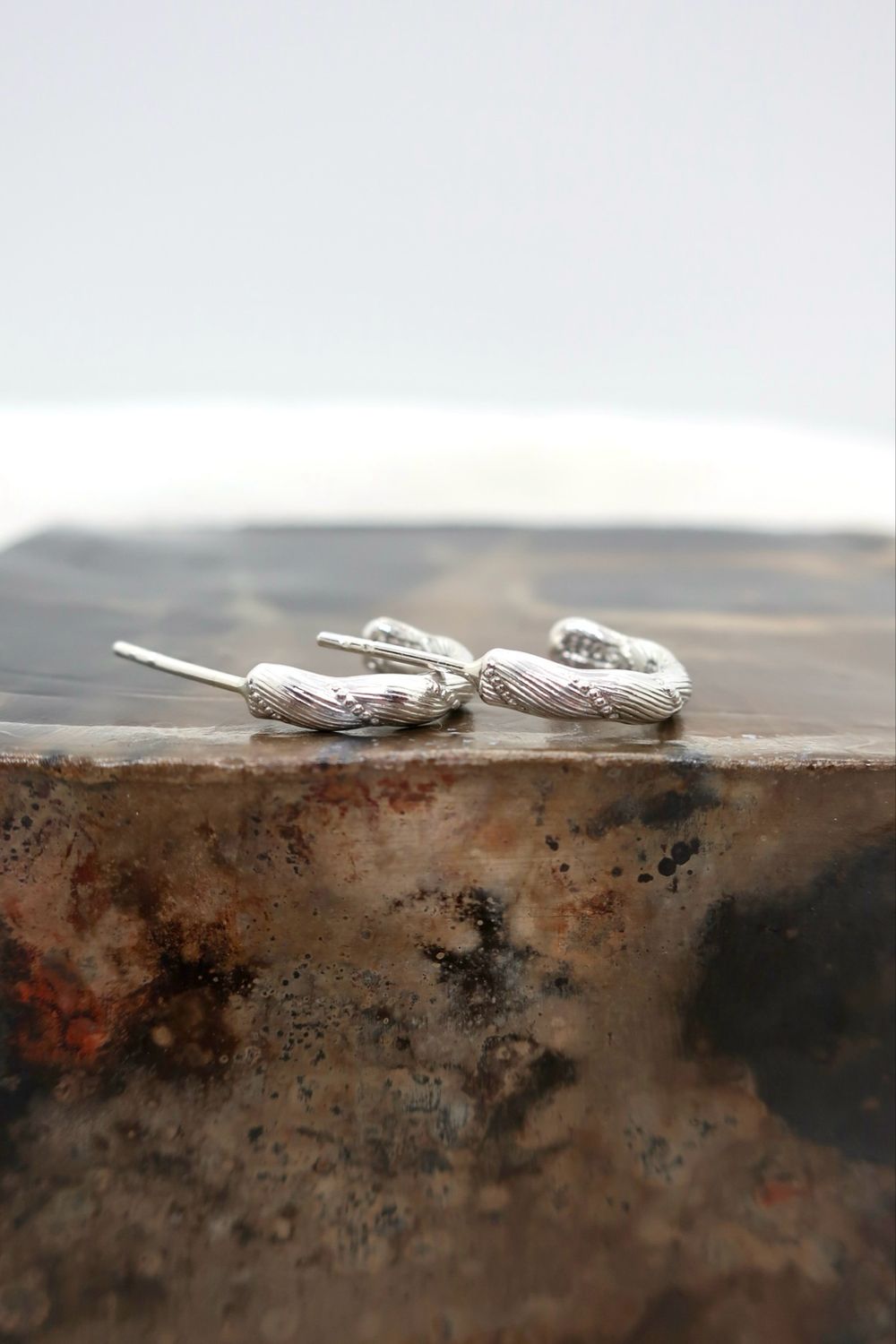 Sølvbestikk Øreringer