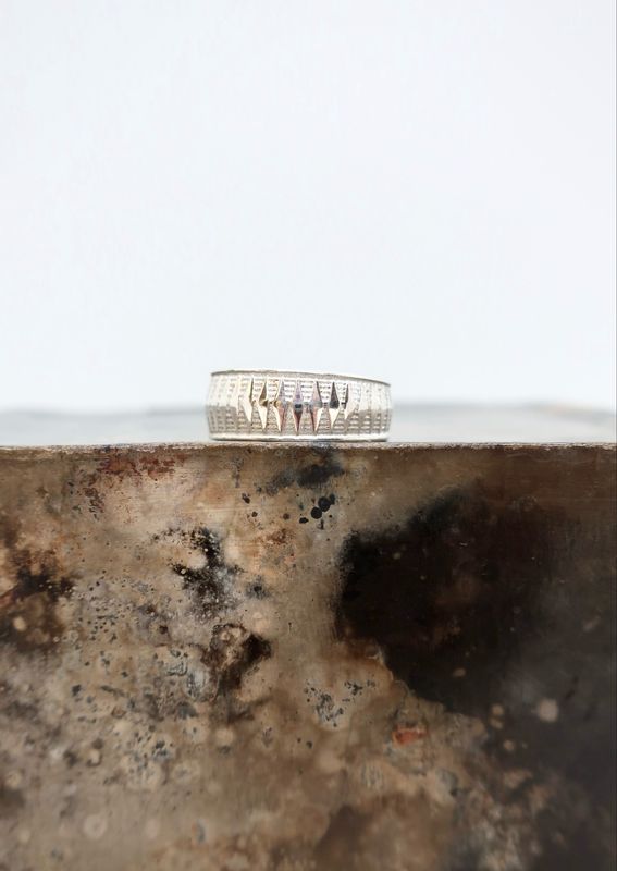 Sølvbestikk ring Str.55