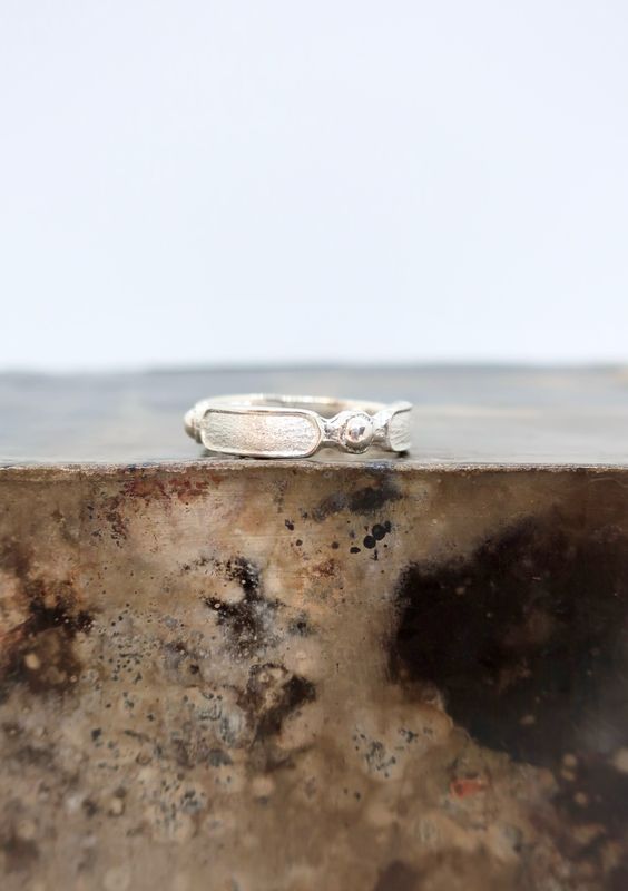 Sølvbestikk ring Str.52