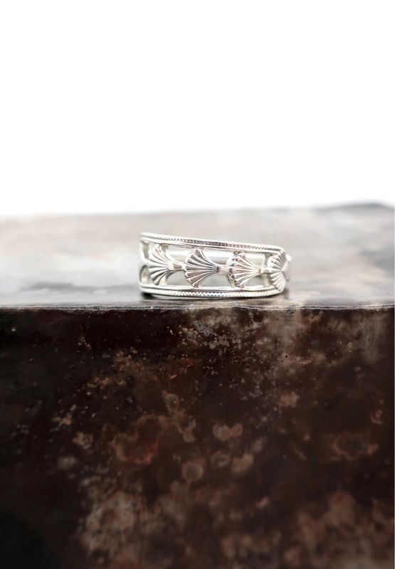 Sølvbestikk ring str.55