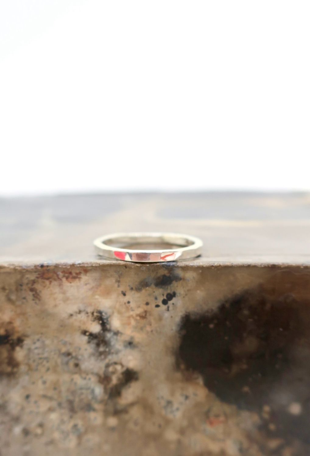 Sølvgaffel ring str.51