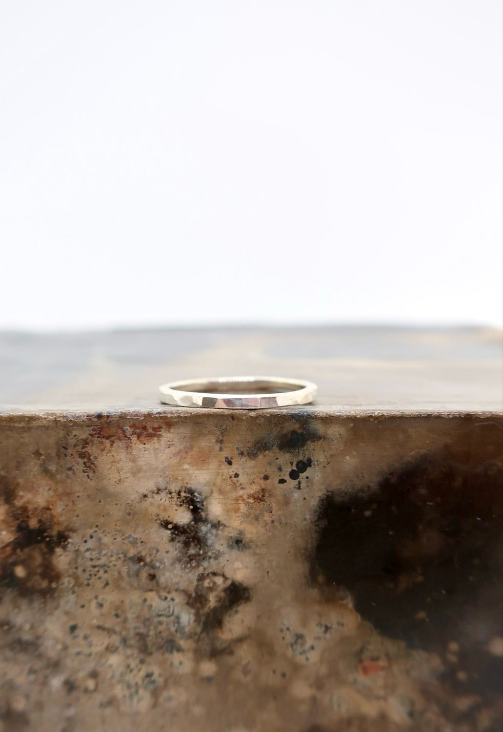 Sølvgaffel ring str.50