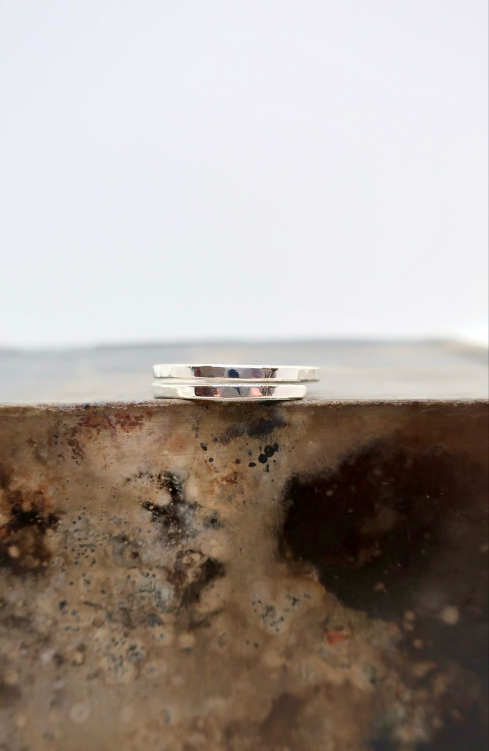 Sølvgaffel ring str.54