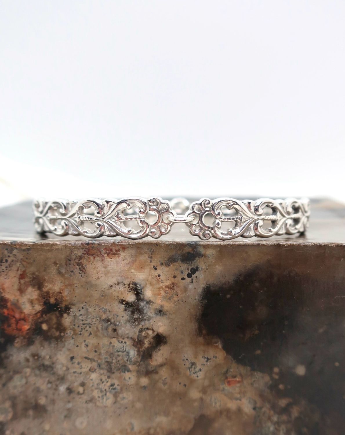 Sølvskje armbånd
