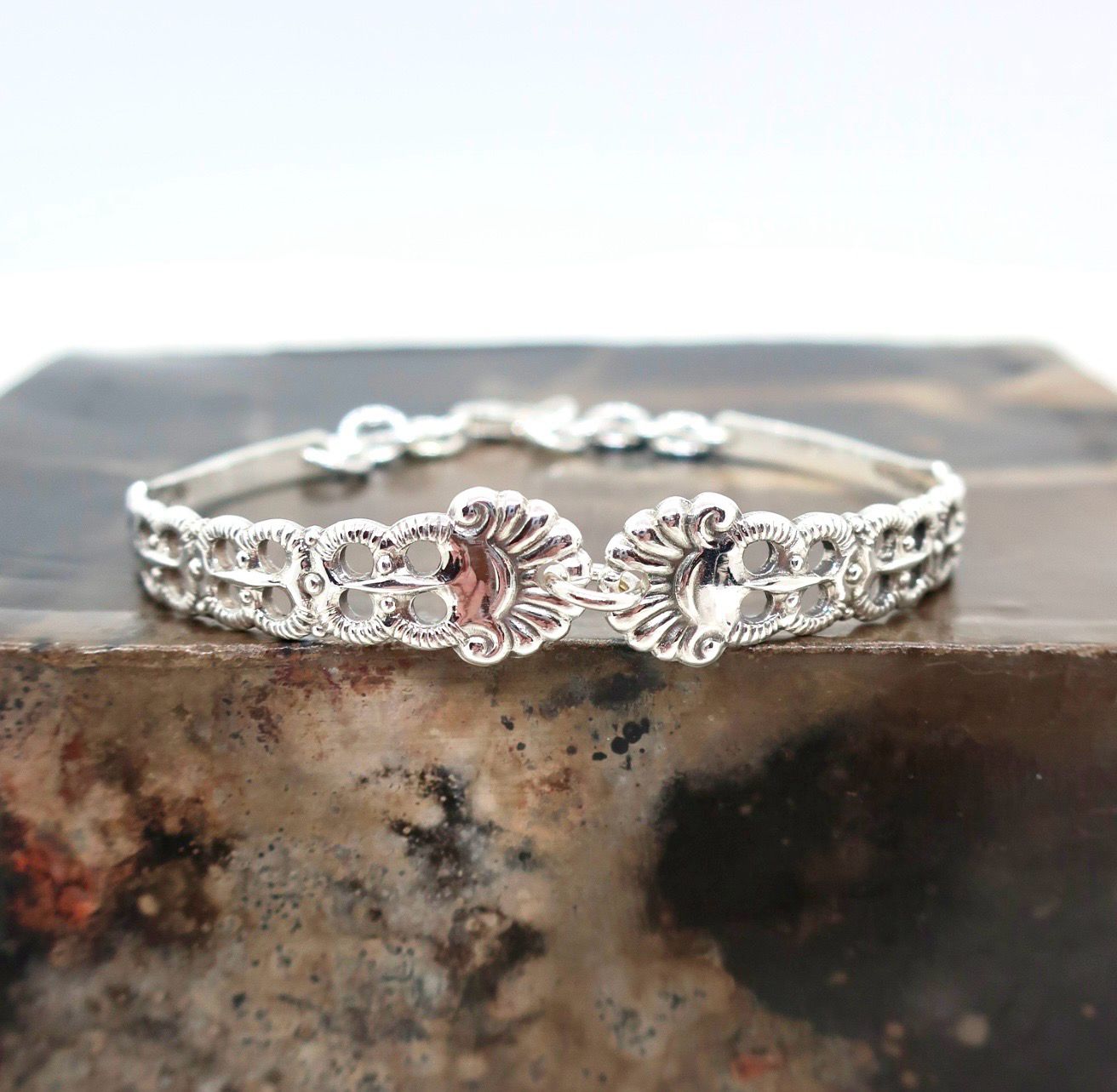 Sølvskje armbånd