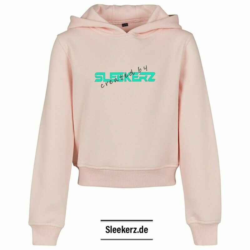 Girls Cropped Sweat Hoody "created by SLEEKERZ"