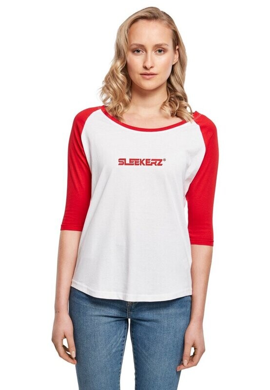 Ladies 3/4 Contrast Raglan Tee