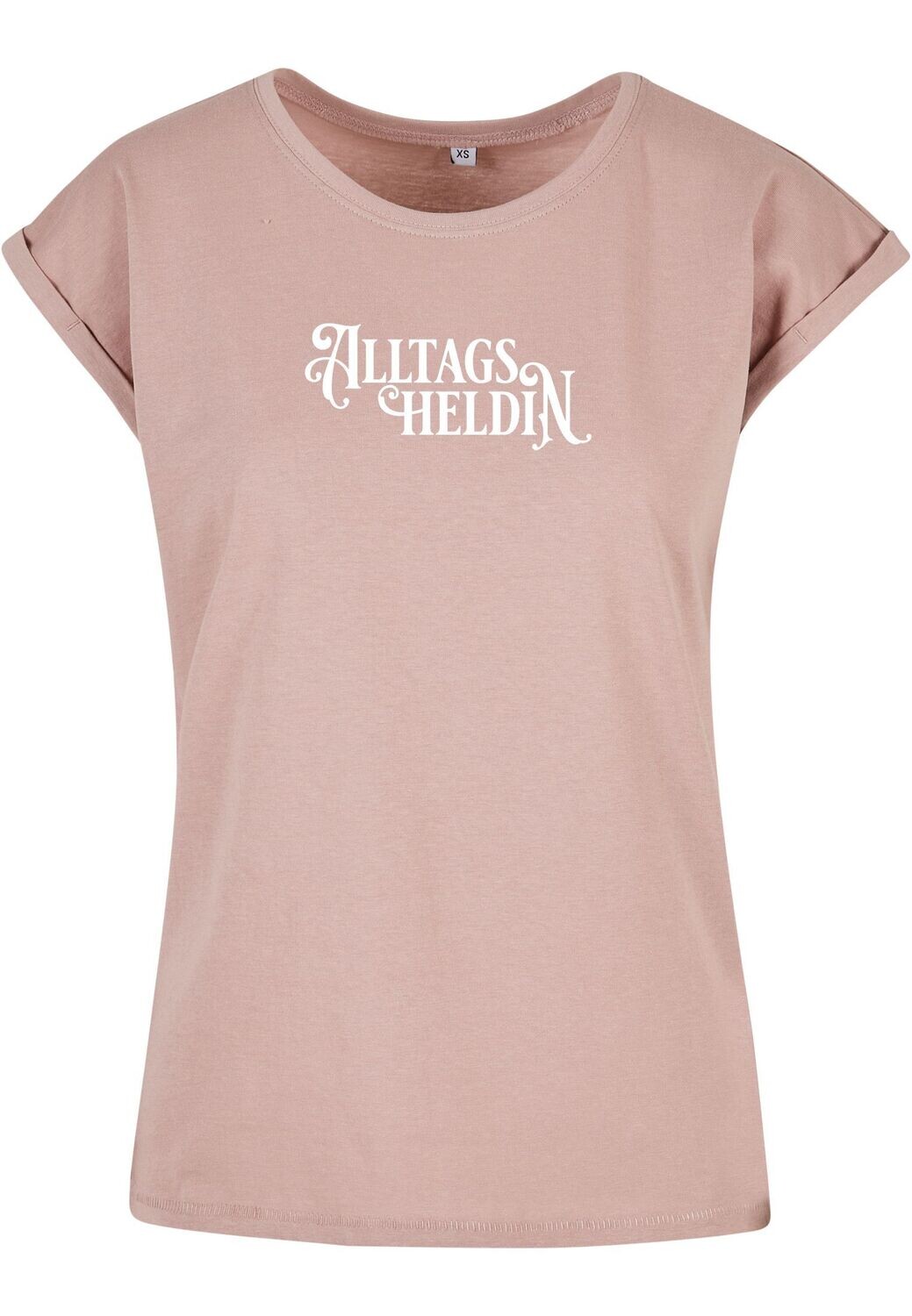 Extended Shoulder Tee "Alltagsheldin"