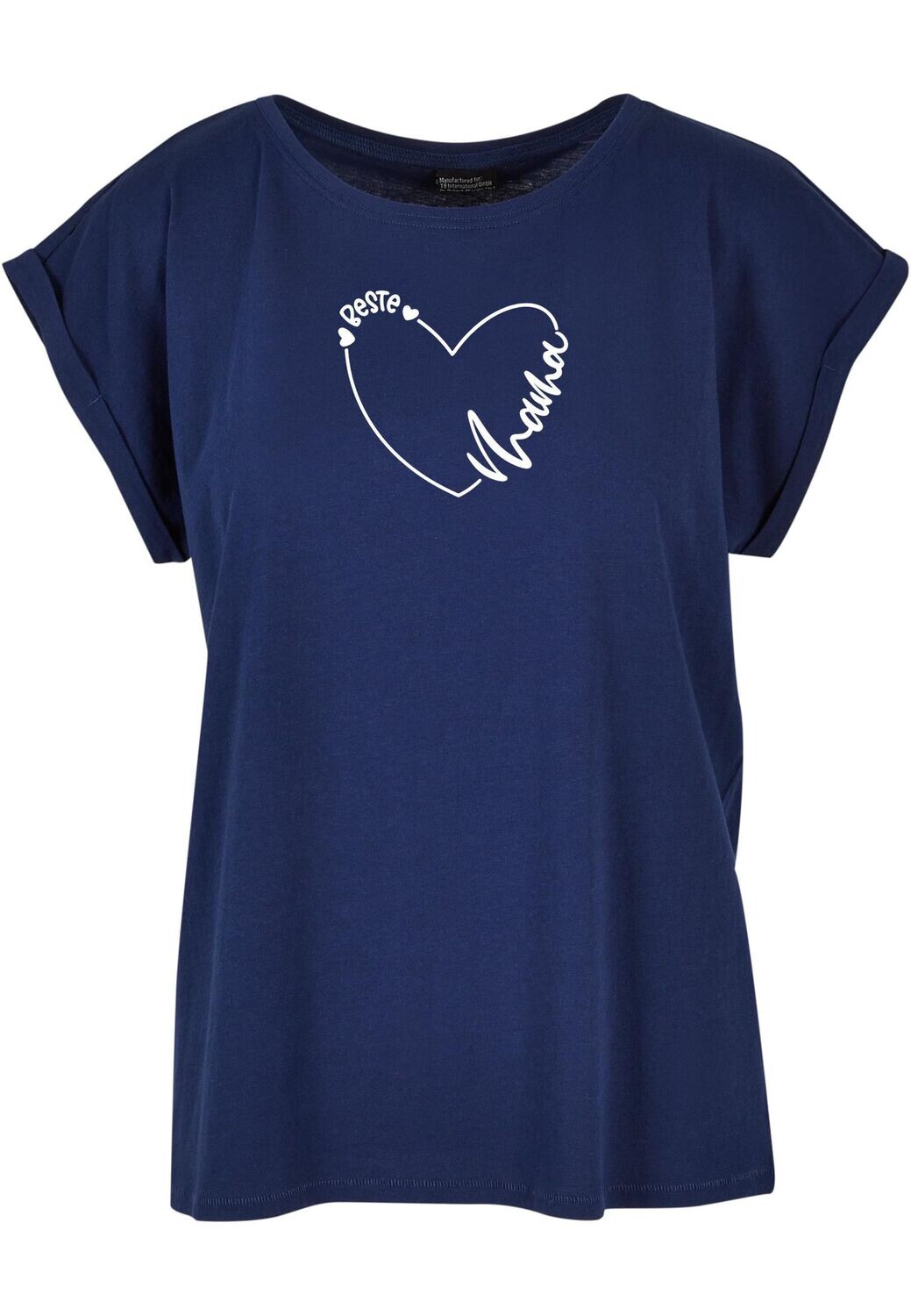 Extended Shoulder Tee "Beste Mama"
