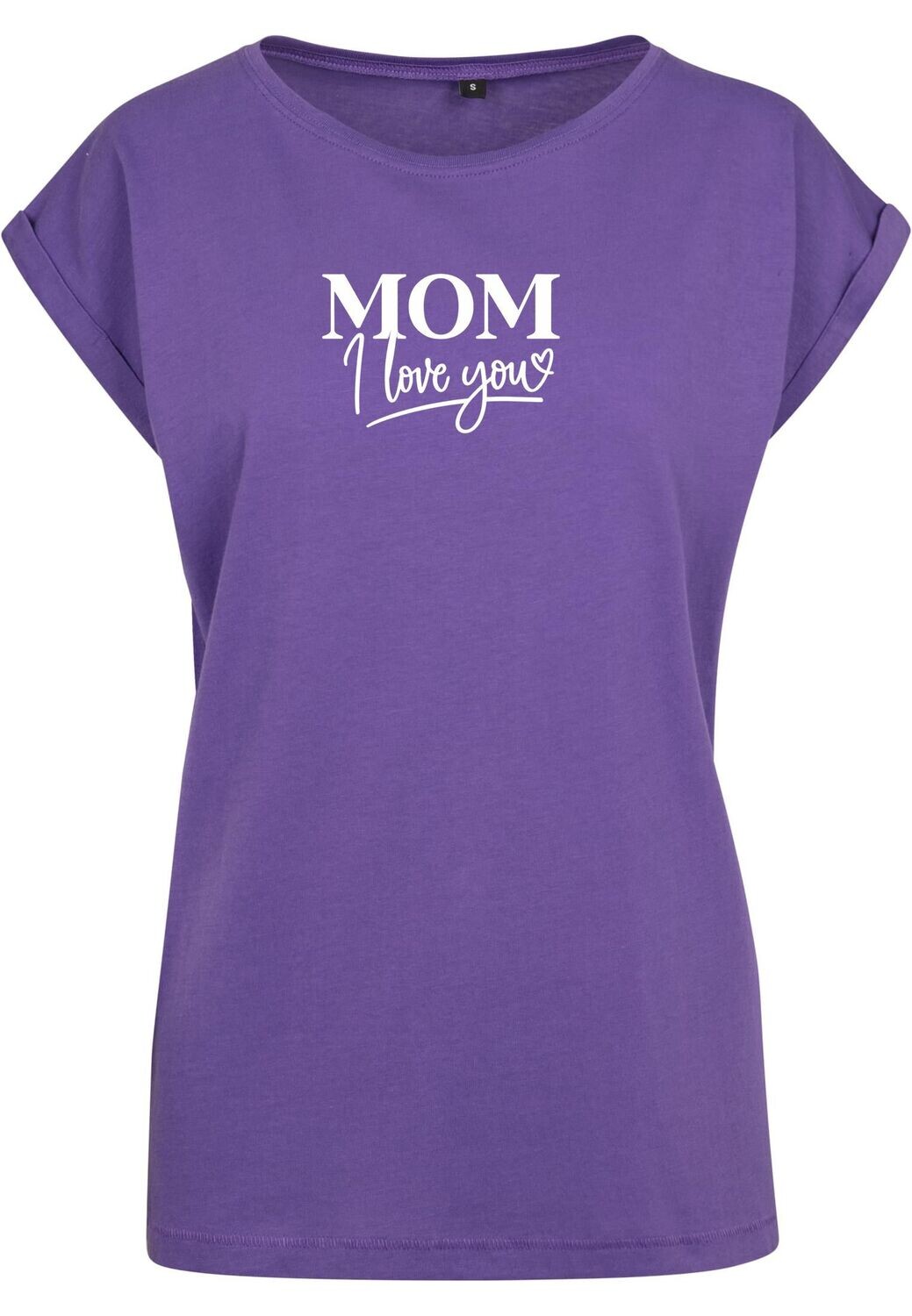 Extended Shoulder Tee "i love you"