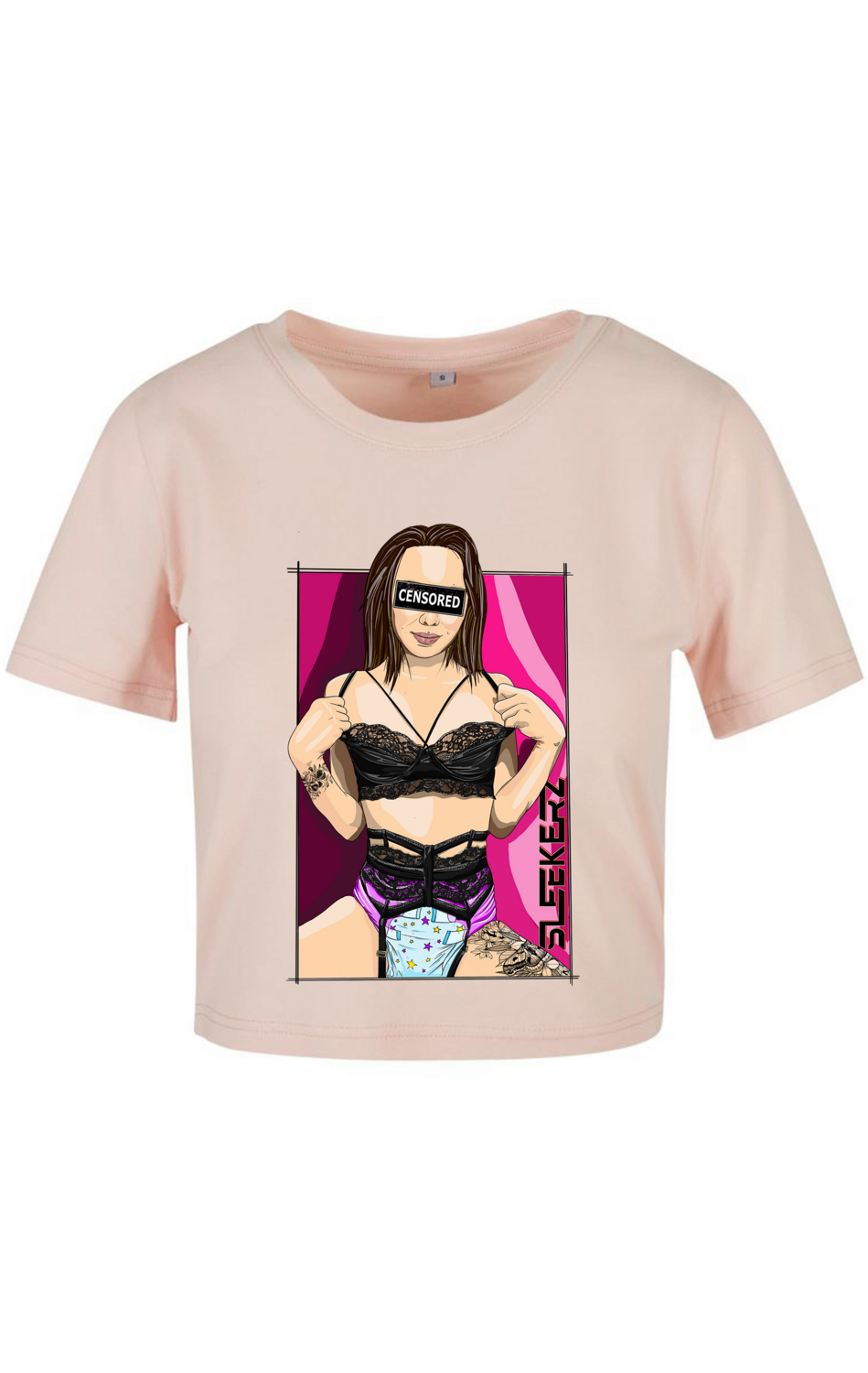 Ladies Cropped Tee