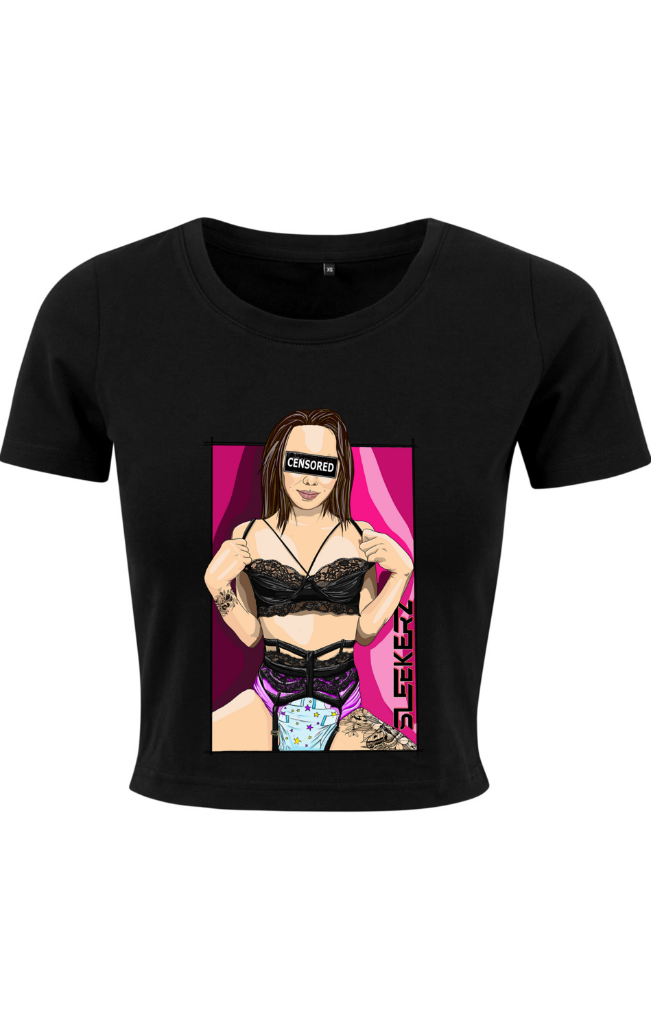 Ladies Cropped Tee