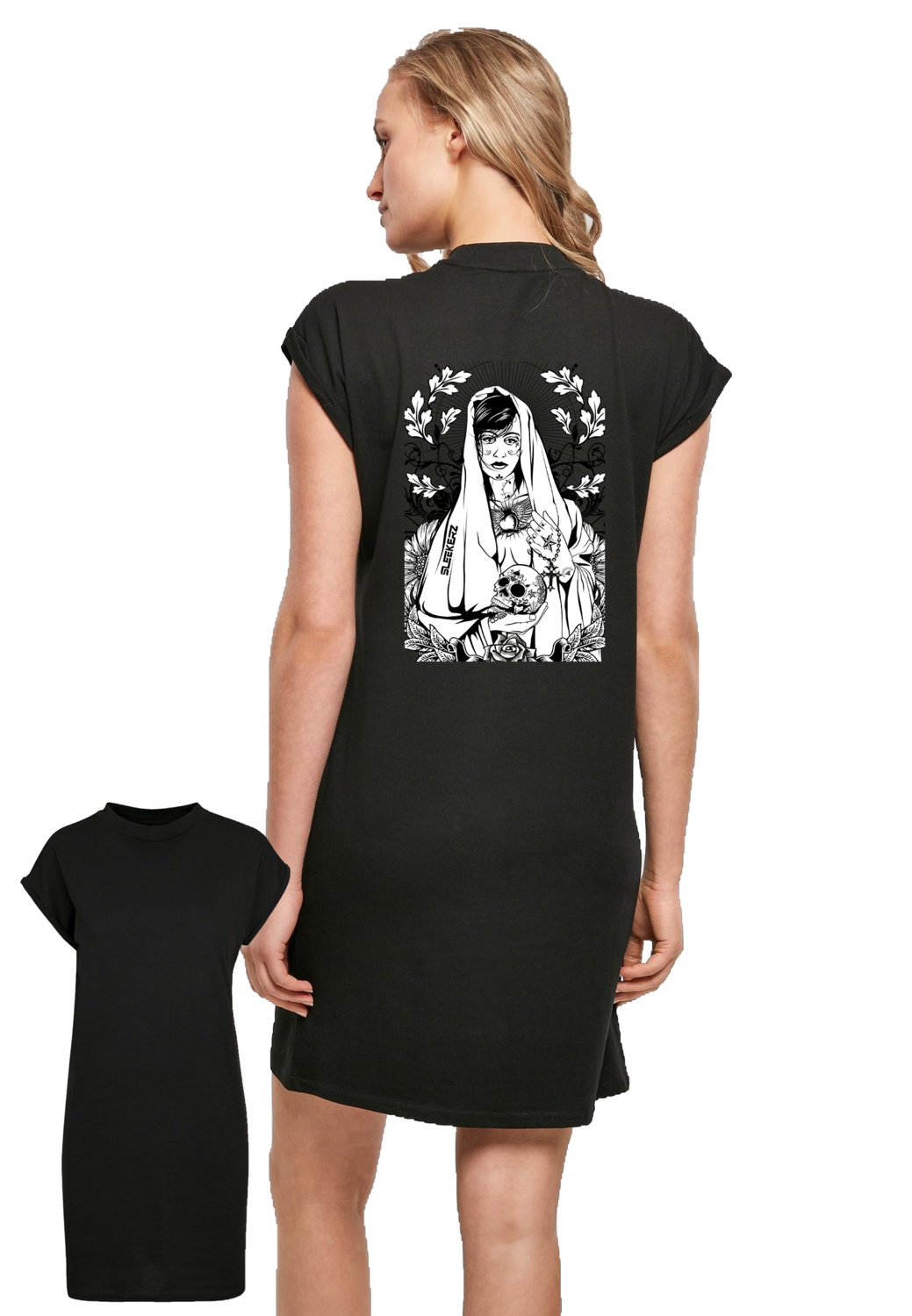 Ladies Turtle Extended Shoulder Dress