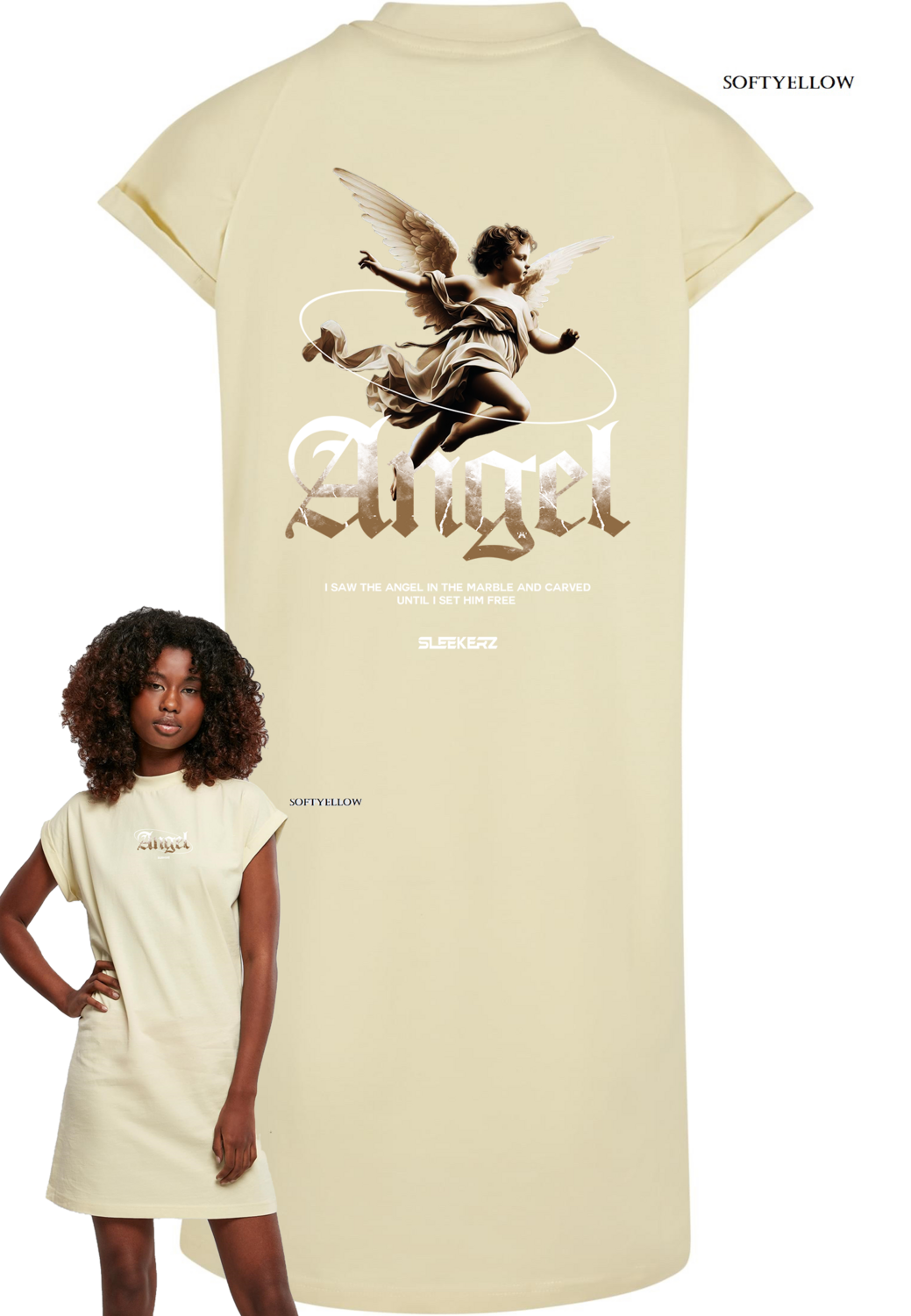 Ladies Turtle Extended Shoulder Dress