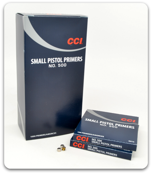 CCI Small Pistol Primers #500 Case of 5000 (5 Boxes of 1000)