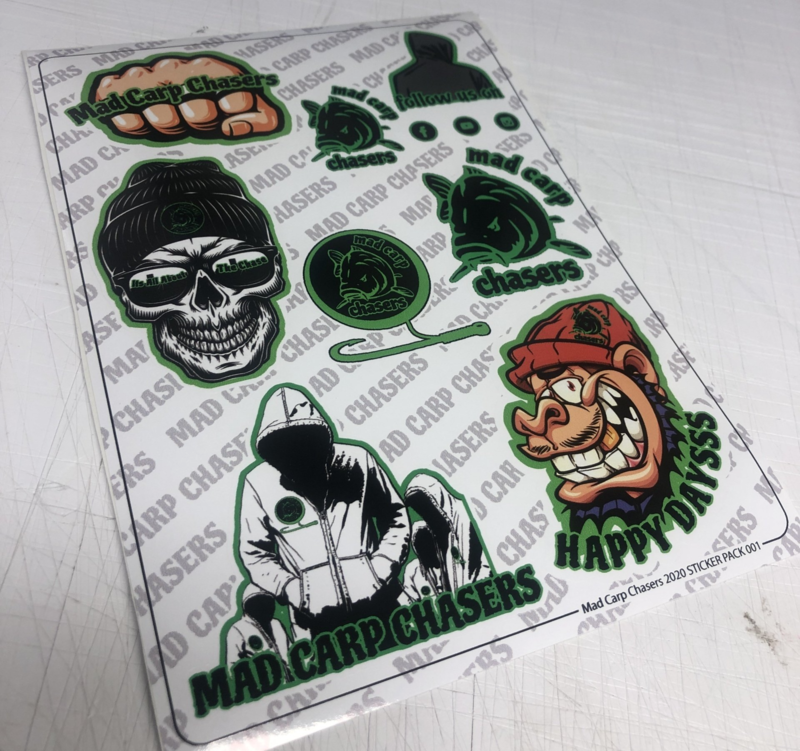Mad Carp Chasers Sticker Pack 001