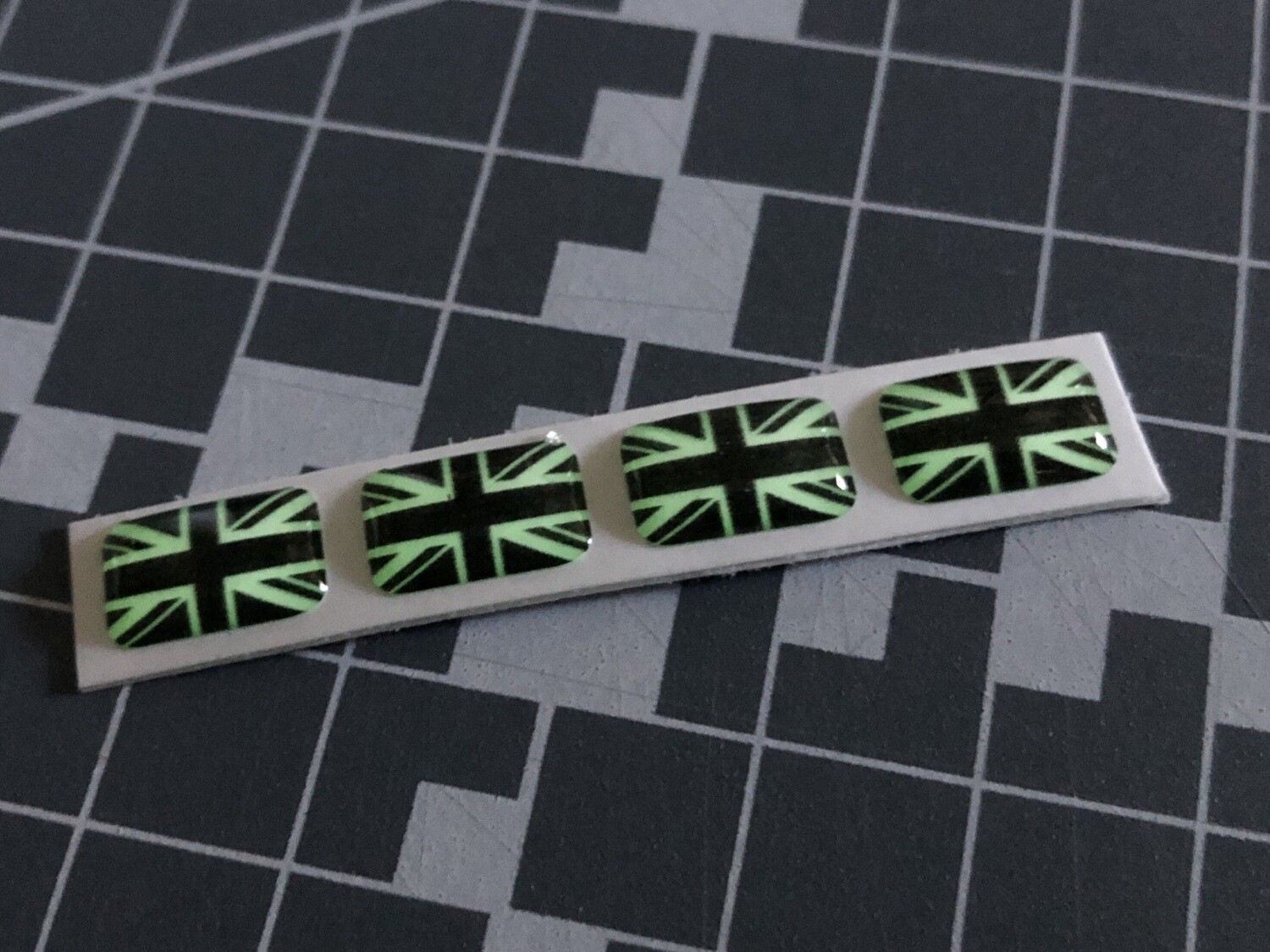 Glow And Black Resin Flag Pack