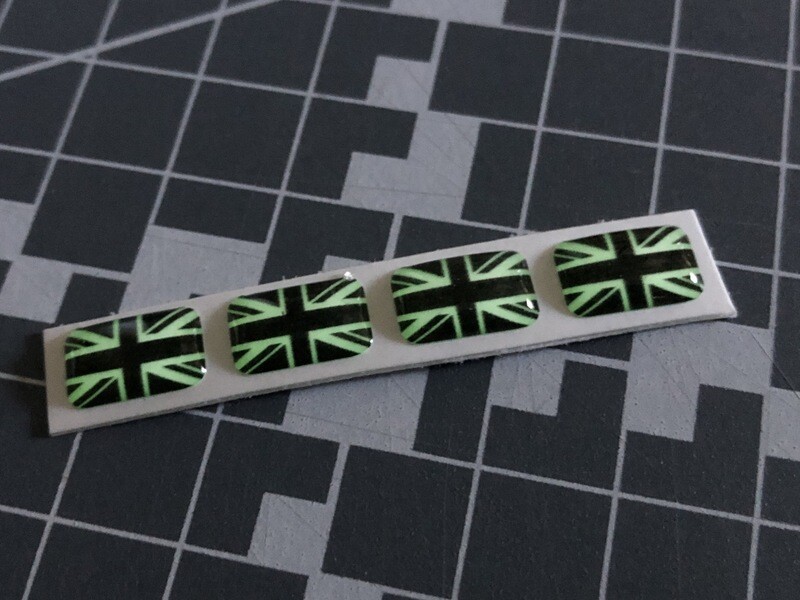 Glow And Black Resin Flag Pack