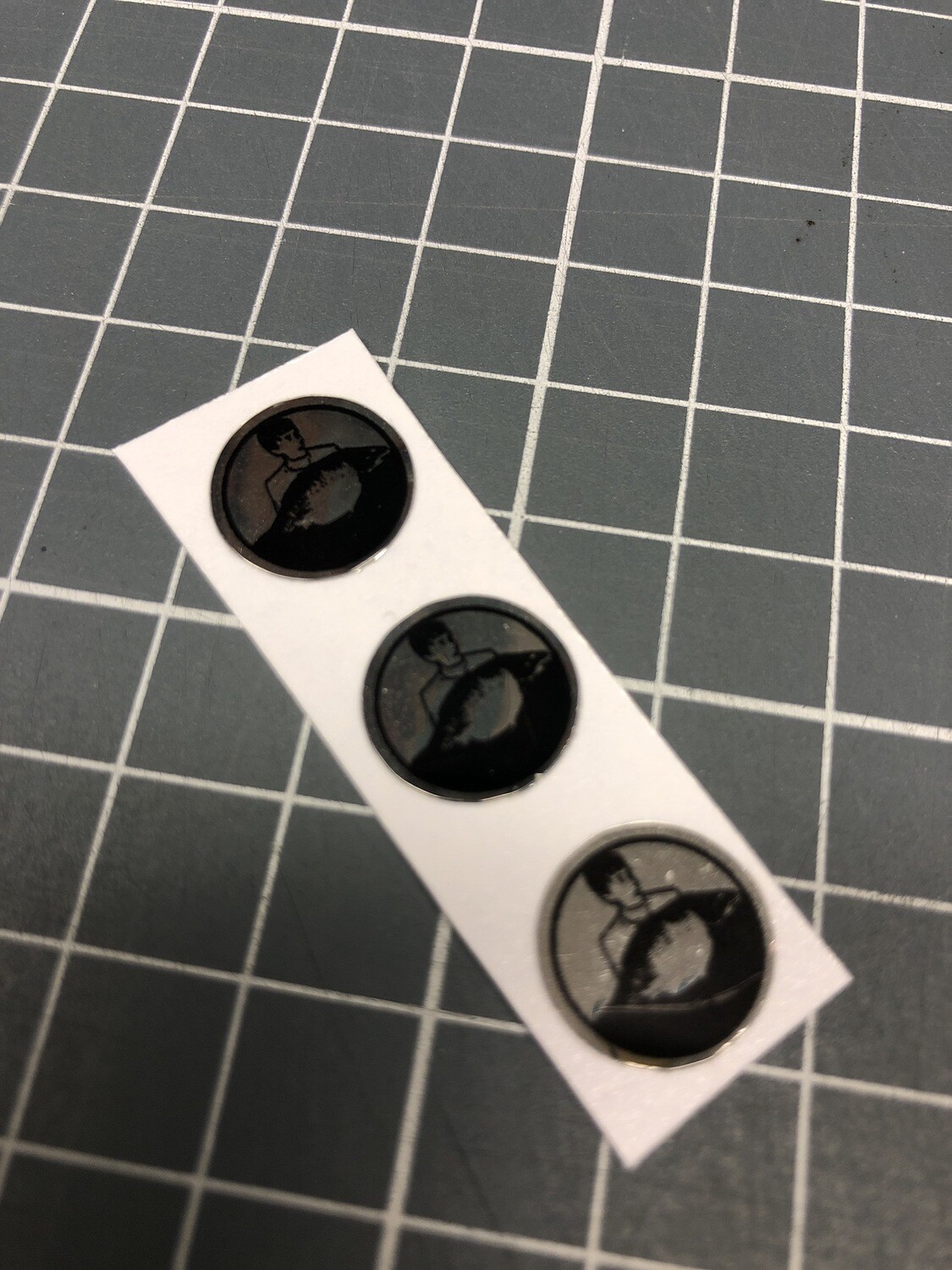 Solar Logo Silver Chrome 14mm