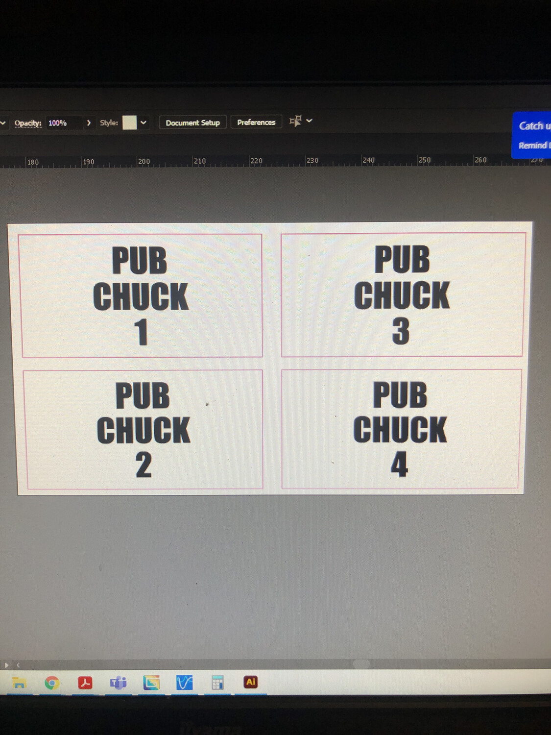 Pub Chuck Fluro Set