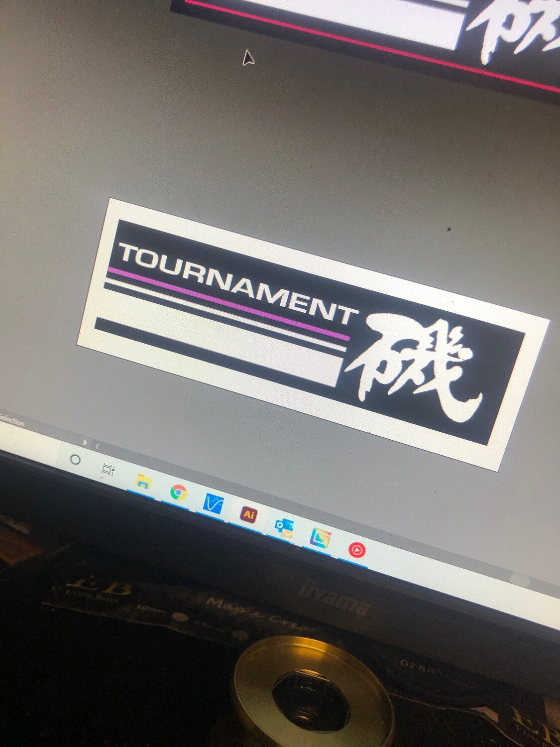 Daiwa Tournament Side Decals White And Purple 